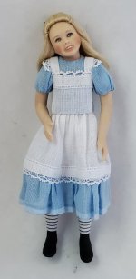 Alice in Wonderland Standing Doll by Debbie Dixon-Paver