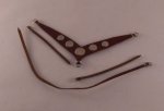 Horse Silver Breast Collar Brown by Prestige Leather