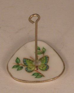 Butterfly Garden Tidbit Green by Christopher Whitford