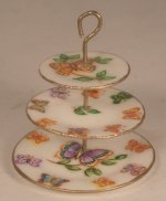 Butterfly Garden 3-Tir Tidbit by Christopher Whitford