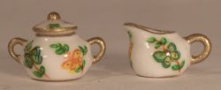Butterfly Garden Creamer & Sugar by Christopher Whitford
