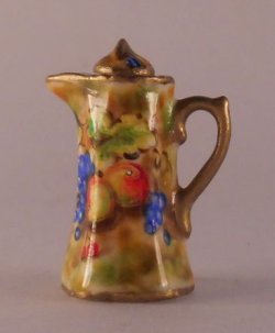 Royal Worchestor Fruit Chocolate Pot by Christopher Whitford