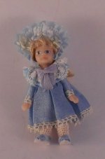 Doll in Blue by Sandra Morris