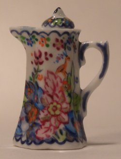 Tobacco Leaf Chocolate Pot by Christopher Whitford