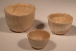 Wood Bowl Set #18 by Wayne Kunkle