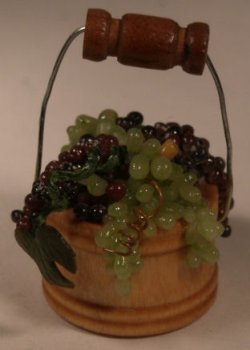 Bucket of Grape by Linda Cummings