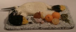 Duck a l'Orange Prep Board by Linda Cummings