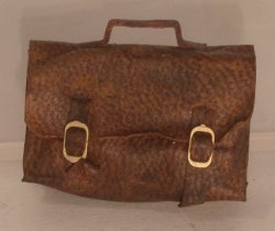 Old Brief Case Brown by Prestige Leather