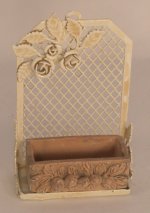 Wrought Iron Flower Pot Shelf #7 by Roberta Solari