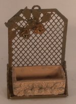 Wrought Iron Flower Pot Shelf #6 by Roberta Solari