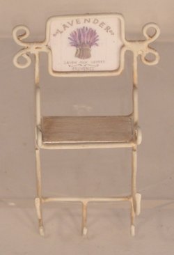 Lavender Theme Bath Wall Shelf by Syreeta's Miniatures