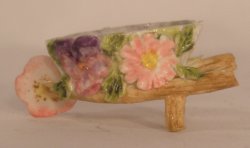 Floral Wheelbarrel Jardinare by Veronique Cornish