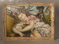 Girl w/Kittens by Christopher Whitford