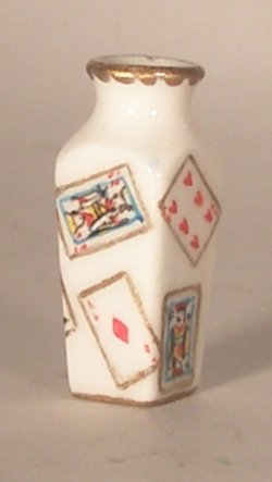 Tiffany Cards Square Vase by Christopher Whitford