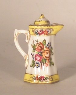 Edwardian Flower Chocolate Pot by Christopher Whitford