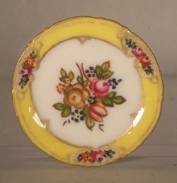 Edwardian Flower Scalloped Platter by Christopher Whitford