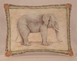 Elephant Pillow #348 by ItsyBitsy