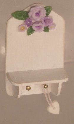 Lavender Rose Wall Shelf by Syreeta's