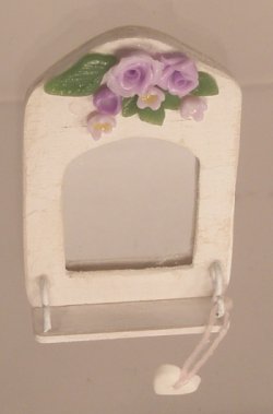 Lavender Rose Wall Mirror by Syreeta's