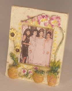 Photo Frame Sunflower/Orchid by Brooke Tucker