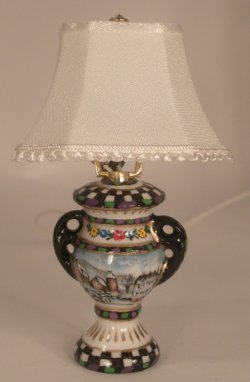 Village Check Lamp by Christopher Whitford