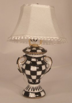 Jester Check Lamp by Christopher Whitford