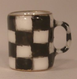 Jester Check Coffee Mug by Christopher Whitford