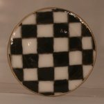 Jester Check Round Platter by Christopher Whitford