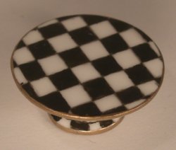 Jester Check Cake Stand by Christopher Whitford
