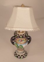 Scenic Check Lamp by Christopher Whitford