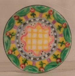 Flower Check Plate by Christopher Whitford