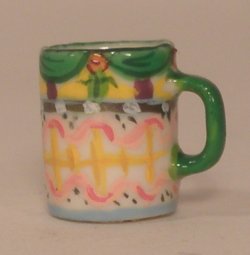 Flower Check Coffee Mug by Christopher Whitford