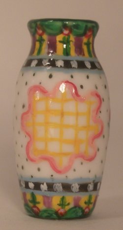 Flower Check Vase by Christopher Whitford