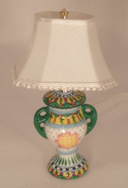Flower Check Lamp by Christopher Whitford