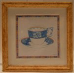 Tea Cup #C Framed Print by McBay