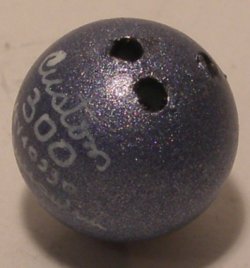 Bowling Ball Blue by Victor Franco