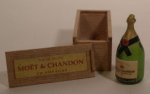 Box Filled With Champaigne Bottle by Taller Targioni