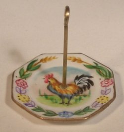 Provencal Coq Octagon Tidbit by Christopher Whitford