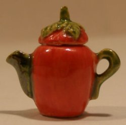 Strawberry Teapot by Valerie Casson