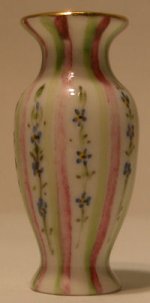 Hand Painted Tall Vase #80 by Beate
