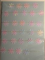 Irredecent Snowflake Garland by Doll House Shoppe