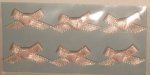 Bows Pink set of 6 by Doll House Shoppe