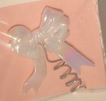 White Bow Christmas Treetop by Doll House Shoppe