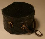 Lizard Skin Black Hat Box by Jose Gomez