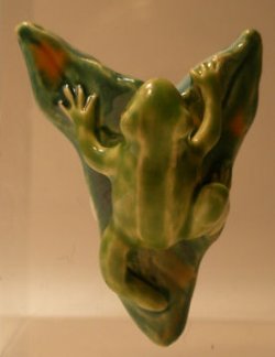 Frog Wall Pocket by Dominique Levy