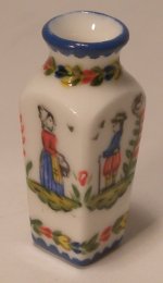 Quimper Square Vase by Christopher Whitford