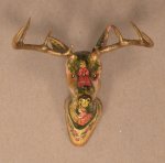 Frederique Morrel Style Deer Head #1 by Christopher Whitford