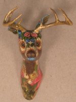 Frederique Morrel Style Deer Head #3 by Christopher Whitford