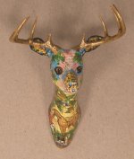 Frederique Morrel Style Deer Head #4 by Christopher Whitford