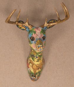 Frederique Morrel Style Deer Head #4 by Christopher Whitford